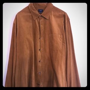 Jcrew classic fit brown corduroy dress shirt
